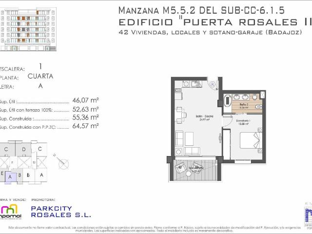 Apartamento en Venta en Valdepasillas La Paz Huerta Rosales