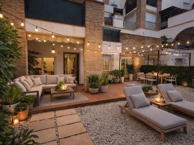 Apartamento en venta en Vera, Las Salinas. Vivienda en planta baja, 2 dormitorios y 2 baños con gran jardín privado, parking y ascensor. Las Salinas de Vera playa. Apartamentos.