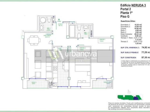 Apartamento en venta en Villamediana de Iregua, Villamediana De Iregua