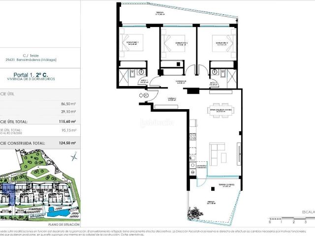 Apartamento en venta en Benalmádena, Montealto Monterrey. Cerca de la autovia. Apartamentos.
