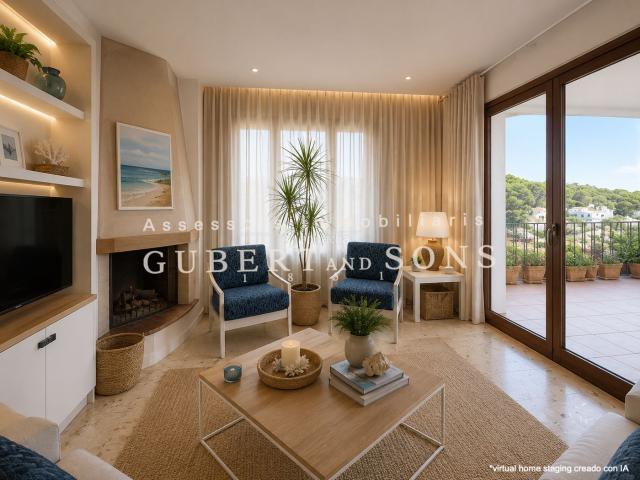 Apartamento en venta en Begur, Sa Riera Sa Fontansa Costa Brava. Apartamento con vistas al mar en venta en Begur. Apartamentos.