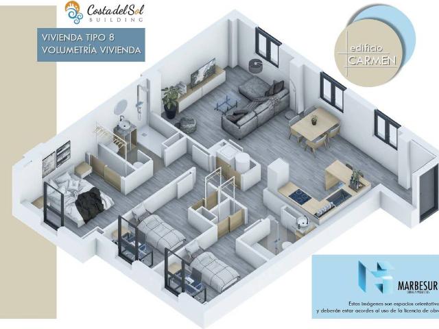 Apartamento en Venta en Churriana El Pizarrillo La Noria Guadalsol