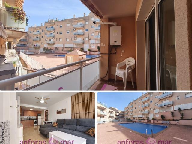 Apartamento en venta en Creixell Costa Dorada. Piso con piscina comunitaria, un espacio de paz a pocos metros de la palya. Apartamentos.