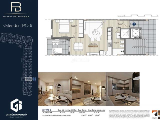 Apartamento en venta en Ejido El, Balerma. Apartamentos de 1 dormitorio en primera línea de playa en Balerma. Apartamentos Ejido.