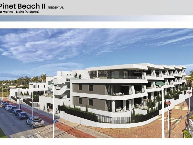 Apartamento en venta en Elche Elx, La Marina. Residencial Pinet Beach II Tu hogar junto a las dunas y el mar en La Marina. Apartamentos Elche.