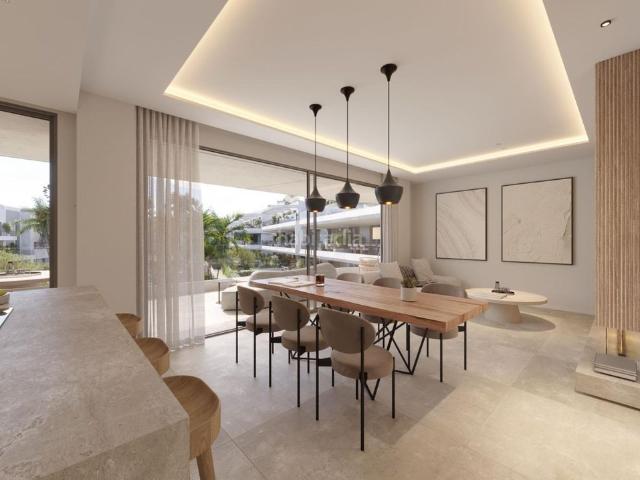 Apartamento en venta en Estepona, Bahía Dorada. Residencia Moderna en venta en Estepona con Garaje, Trastero y Amenities de Resort. Apartamentos.