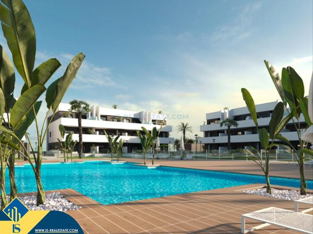 Apartamento en venta en Guardamar del Segura, El Raso. Este apartamento se está construyendo en Guardamar del Segura, en la provincia de Alicante. 2 3 habitaciones 64 81 m² 2,6 kiló. Apartamentos.