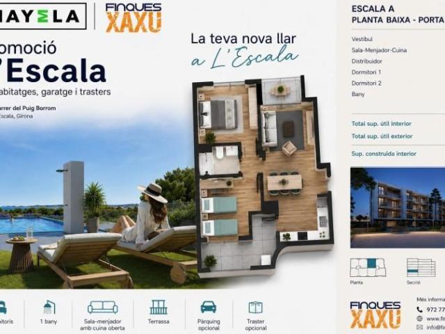 Apartamento en venta en L'Escala, Eixample Residencial