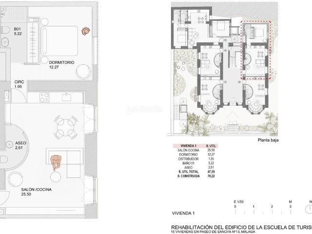 Apartamento en venta en Málaga, La Malagueta Monte Sancha. Apartamentos.