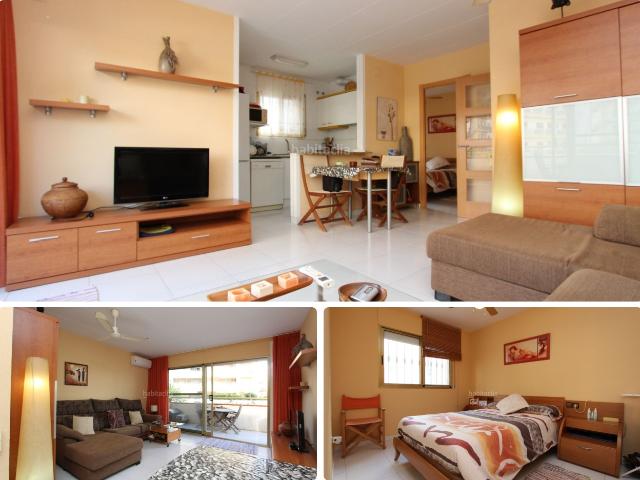 Apartamento en venta en Miami Platja, Passeig Marítim Costa Dorada. Apartamento bajo con jardín cerca del mar. Apartamentos Miami.