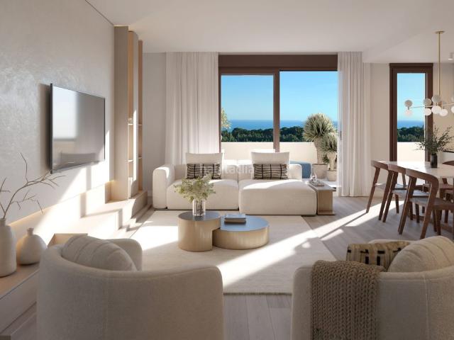 Apartamento en venta en Mijas, El Faro de Calaburra Chaparral. Moderno apartamento de 2 dormitorios en un nuevo desarrollo de Mijas con terraza privada y comodidades premium, a pocos minutos de.