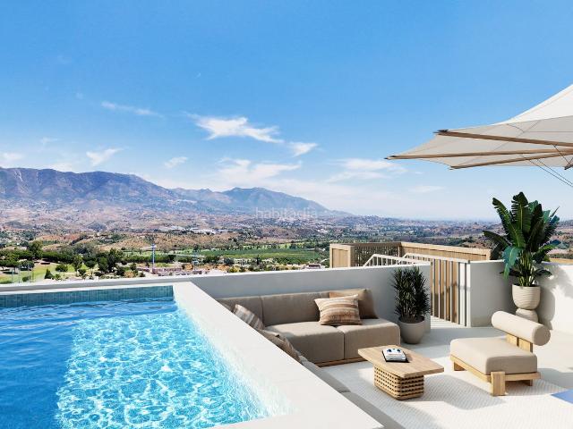 Apartamento en venta en Mijas, La Cala Golf Lagar Martell. Sunrise Golf Residences Apartamentos en primera línea de golf en La Cala de Mijas. Apartamentos.