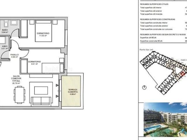 Apartamento en venta en Mijas, Los Árboles. Apartamentos.