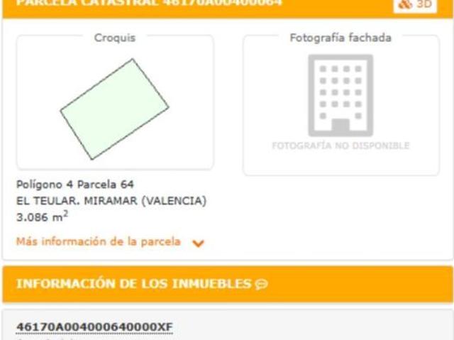 Apartamento en Venta en Miramar Valencia