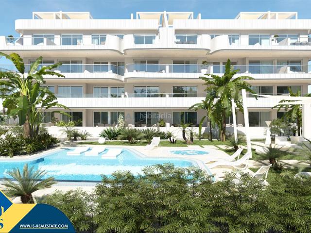 Apartamento en venta en Orihuela, Lomas de Cabo Roig Los Dolses. Apartamentos en construcción con piscina comunitaria, en la provincia de Alicante, en la ciudad de Orihuela Costa. 2 habitaciones.