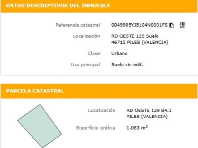 Apartamento en Venta en Piles Valencia