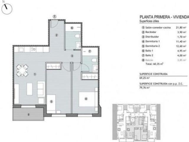 apartamento en Venta en Puerto De Mazarron. ETRV T9241