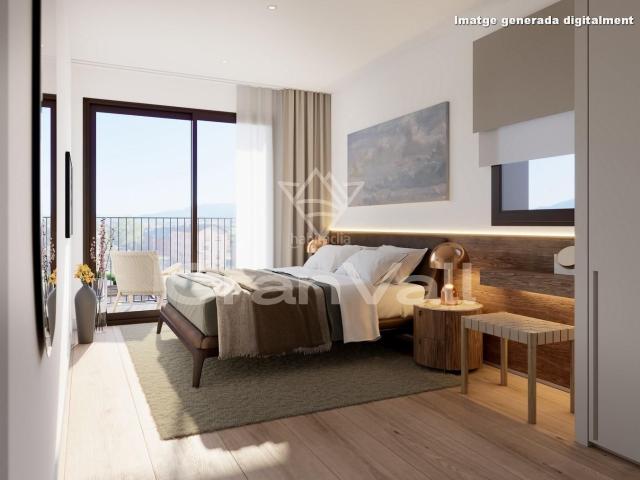 Apartamento en venta en Puigcerdà Pirineos. Obra nueva en Puigcerdà con zona ajardinada y piscina. Apartamentos.
