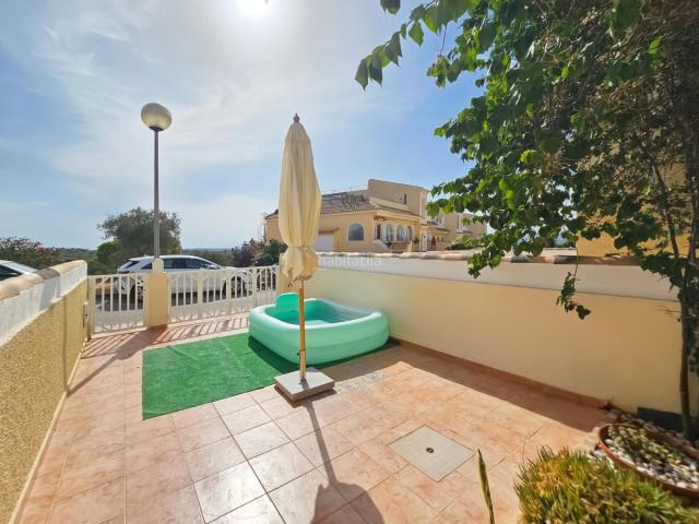 Apartamento en venta en Santa Pola, Monte y Mar. Planta baja con sol y vistas. Apartamentos Santa.
