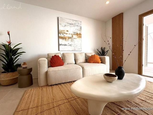 Apartamento en venta en San Pedro del Pinatar, Lo Pagán. Apartamento con 3 dormitorios y jardín, a 800 m de la playa en Lo Pagán. Apartamentos San Pedro del.