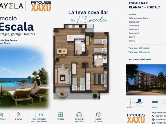 Apartamento en venta L'Escala