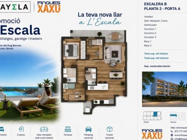 Apartamento en venta L'Escala