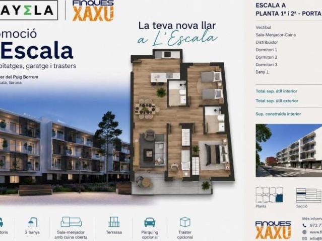 Apartamento en venta L'Escala