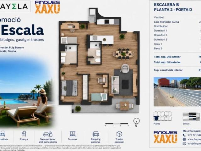 Apartamento en venta L'Escala