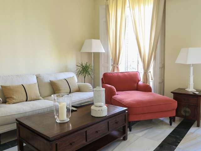Apartamento estudio con balcones en alquiler en Malasaña, Madrid
