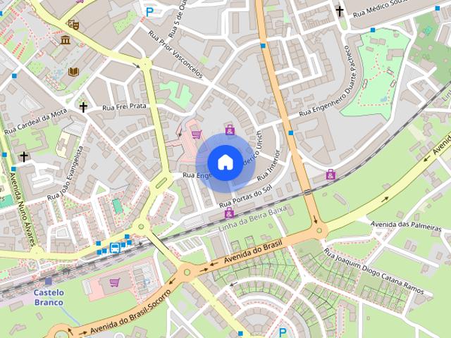 Apartamento fantastico com 4 quartos em Castelo Branco