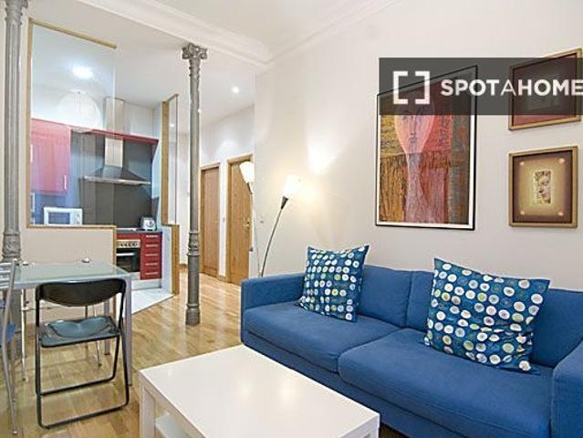 Apartamento luminoso de 1 dormitorio en alquiler en Chueca, Madrid
