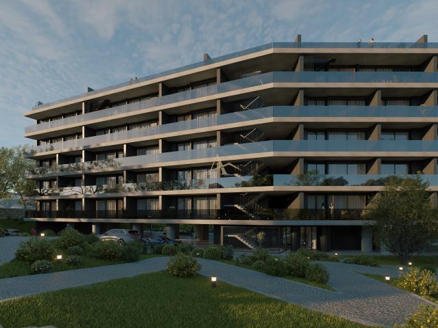 Apartamento moderno em condomínio privado com piscina