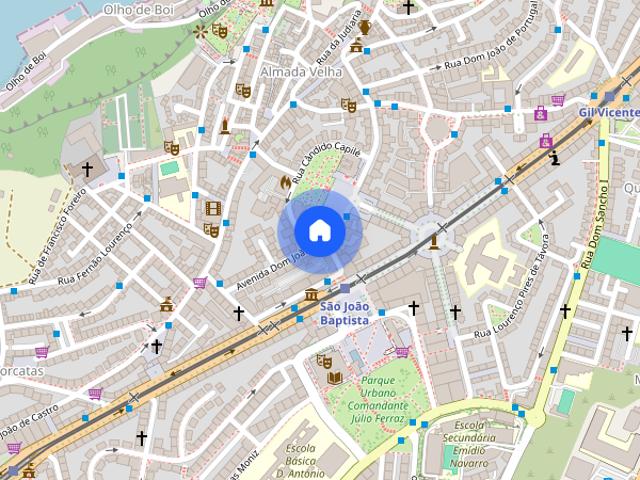 Apartamento no centro de Almada velha