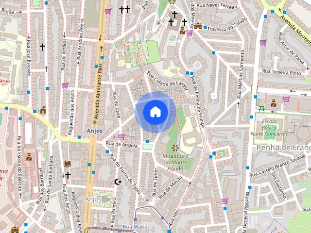 Apartamento no centro de Lisboa perto do metro dos Anjos