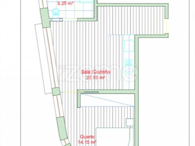 Apartamento novo T1 com 50m2 situado em Oliveira do Douro, V.N. Gaia