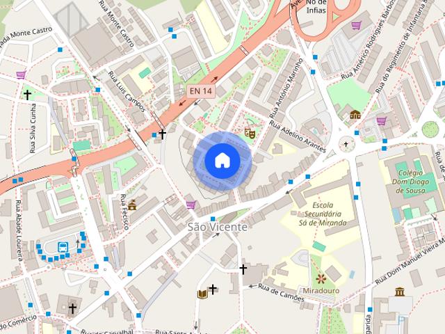 Apartamento para estudantes com 4 quartos Braga centro