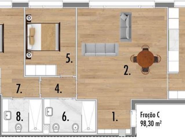 Apartamento, para venda, Lousada Silvares, Pias, Nogueira e Alvarenga