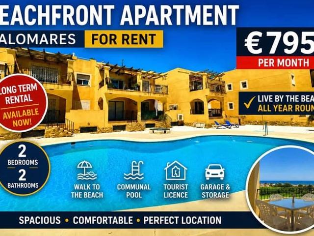 Apartamento Playa en alquiler en Palomares, Almería Costa Almería