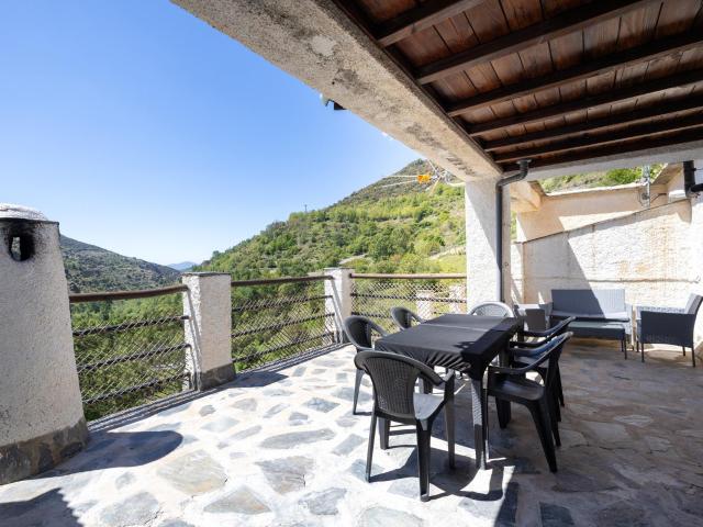 Apartamento rural con espectacular terraza y jacuzzi con vistas
