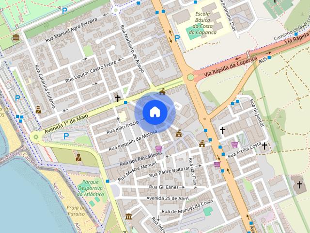 Apartamento situado na Costa da Caparica