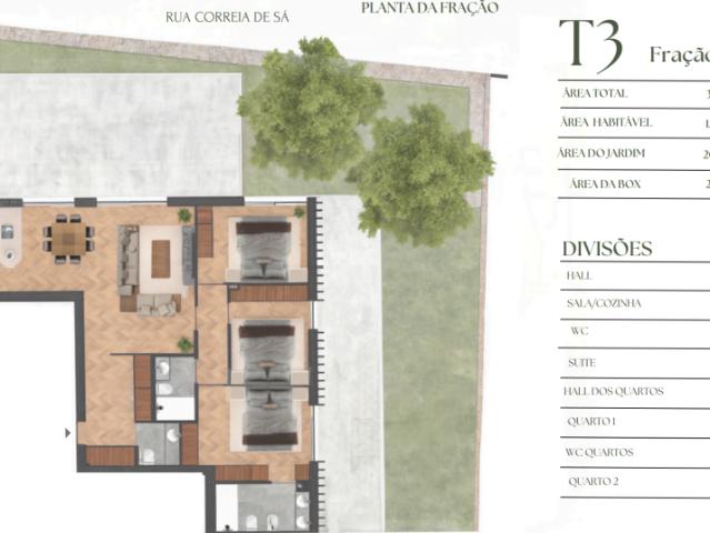 Apartamentos 3 quarto, Porto Porto DLS99495546