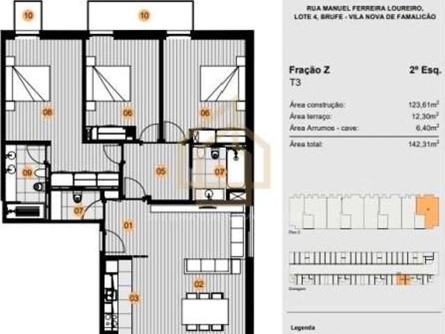 Apartamentos 3 quarto, Vila Nova de Famalicão Vila Nova de Famalicão DS91365228