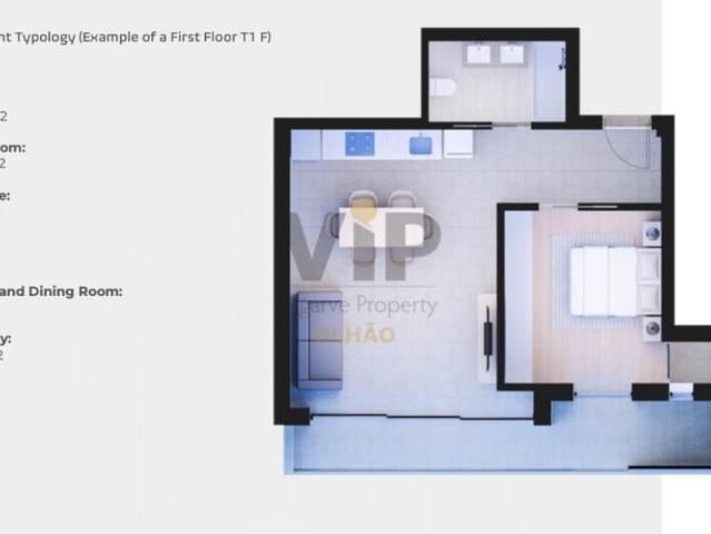 Apartamentos 1 quarto, Olhão Olhão DLS89401220