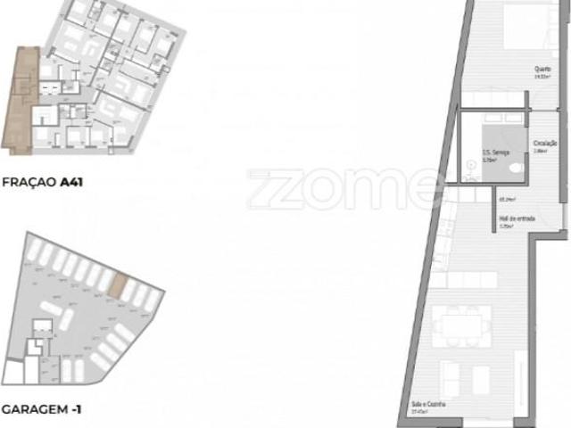 Apartamentos 1 quarto, Trofa Trofa DS101742091