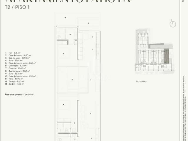 Apartamentos 2 quarto, Porto Porto DLS95875693