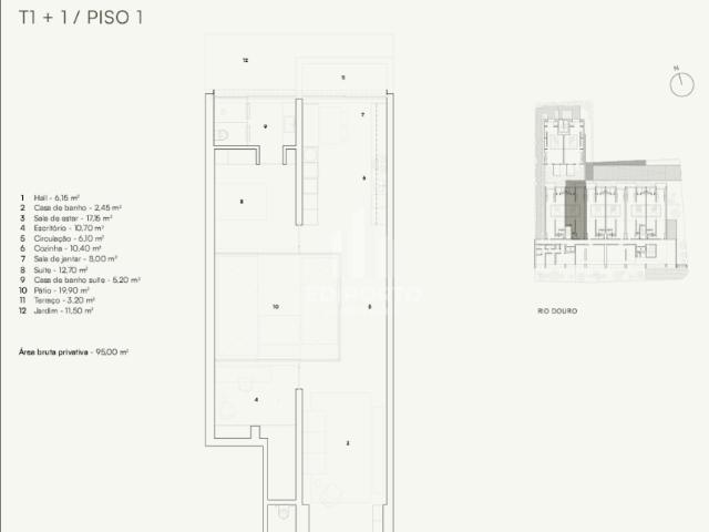 Apartamentos 2 quarto, Porto Porto DLS95949587