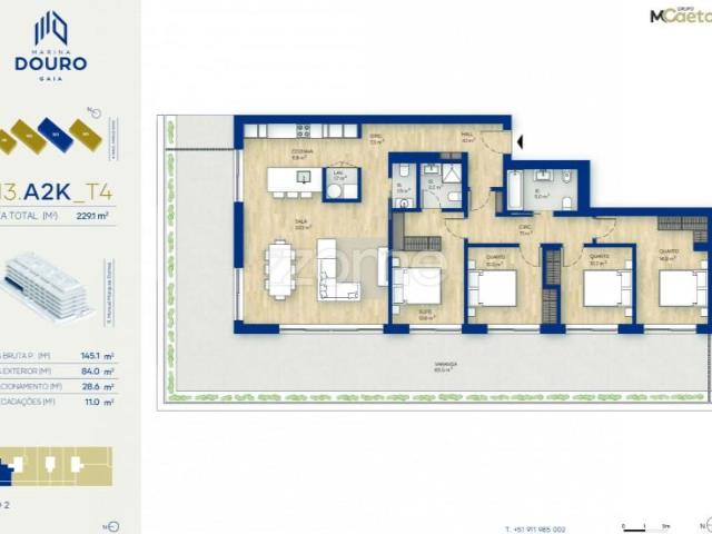 Apartamentos 2 quarto, Vila Nova de Gaia Vila Nova de Gaia DS95594658