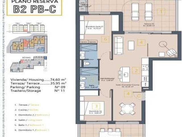 Apartamentos de 3 dormitorios en residencial Golden Green