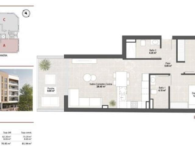 Apartamentos de obra nueva con licencia turística en Lo Pagán, a 1 km de la playa