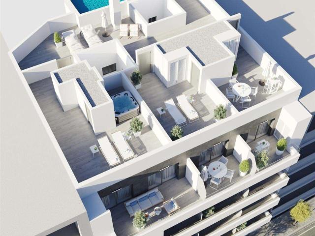 Apartamentos de obra nueva en Torrevieja a solo 400 m de Pla. 0m² Torrevieja